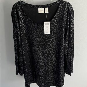 Zenergy Dawn 3/4 Sleeve scoop neck Top